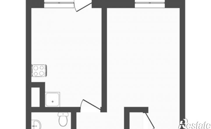 1-комн квартира Газопромысловая улица, 1 к1,  д. 1 к1