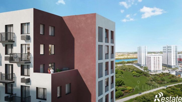 2-комн квартира в новом доме Краснооктябрьская улица, 10 к1,  д. 10 к1