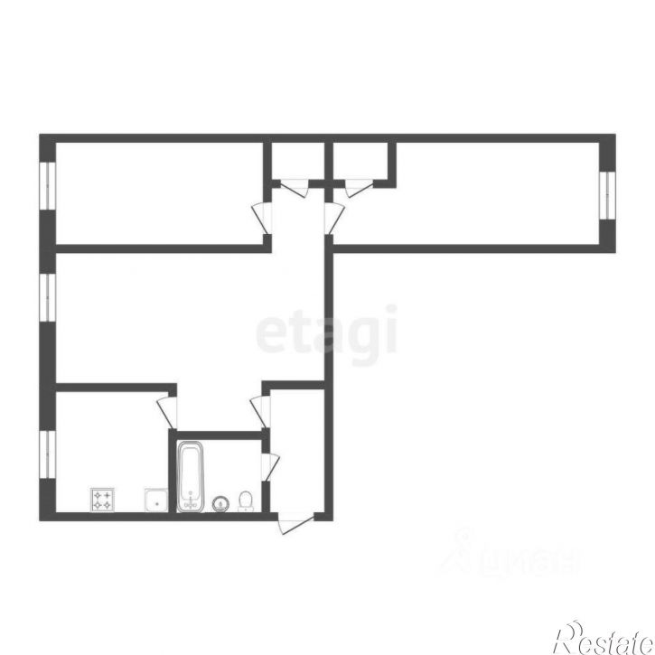 3-комн квартира ул Республики, 171,  д. 171
