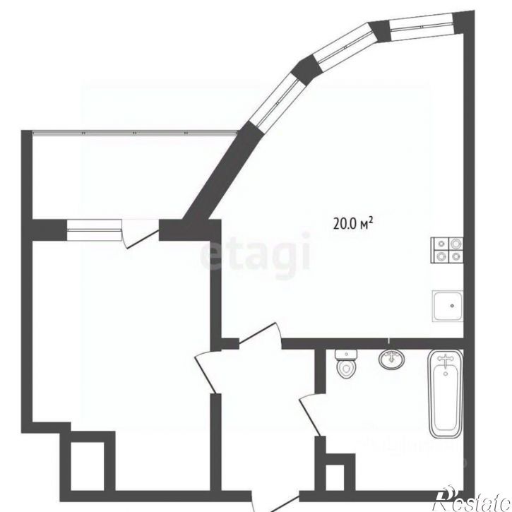 1-комн квартира ул Судоремонтная, 30,  д. 30