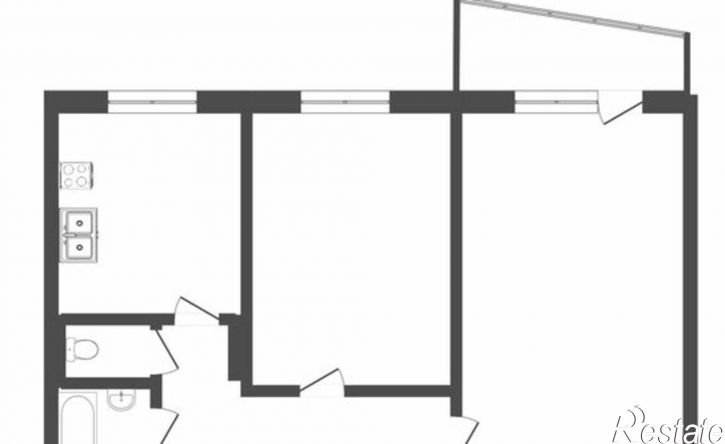 2-комн квартира улица Елизарова, 30,  д. 30