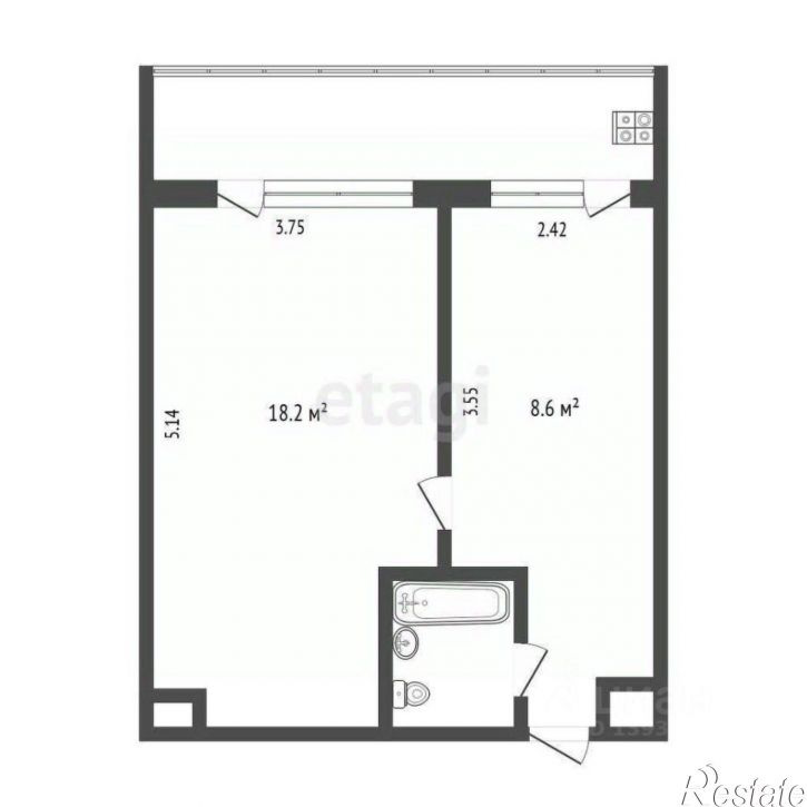 2-комн квартира Ямская улица, 98В,  д. 98В