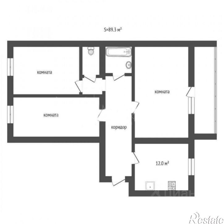 3-комн квартира ул Магаданская, 5,  д. 5