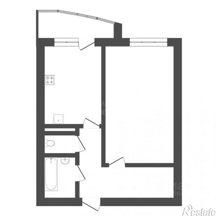 1-комн квартира Старый Тобольский тракт, 7,  д. 7