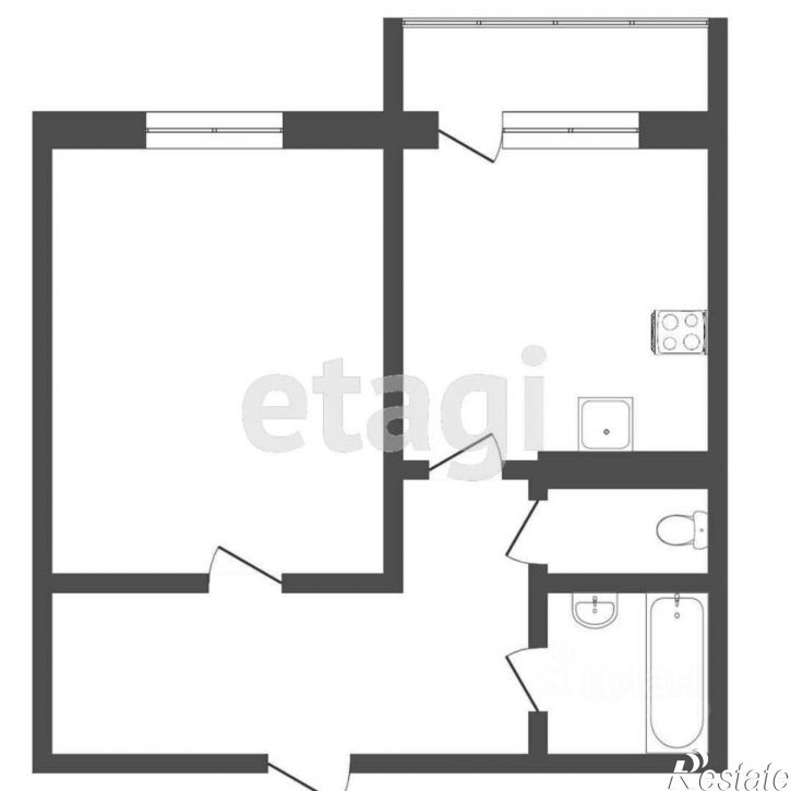 1-комн квартира Беловежская улица, 5,  д. 5