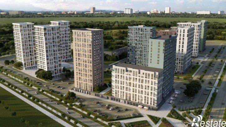 2-комн квартира в новом доме Тюменская улица, 55,  д. 55