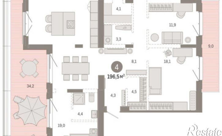 4-комн квартира в новом доме ул Минская, 69,  д. 69