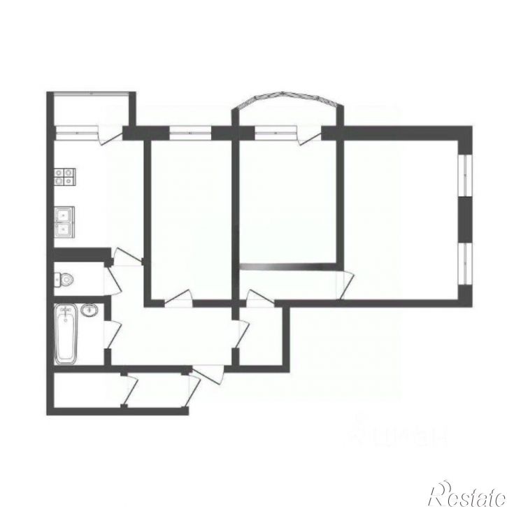 3-комн квартира ул Беловежская, 11,  д. 11