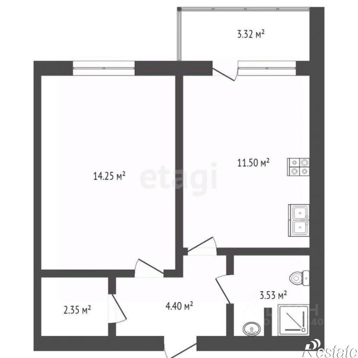 1-комн квартира ул Амурская, 39,  д. 39