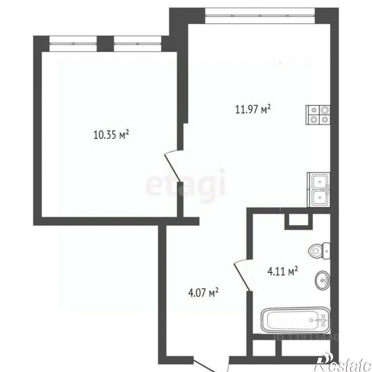 1-комн квартира ул Новоселов, 105,  д. 105