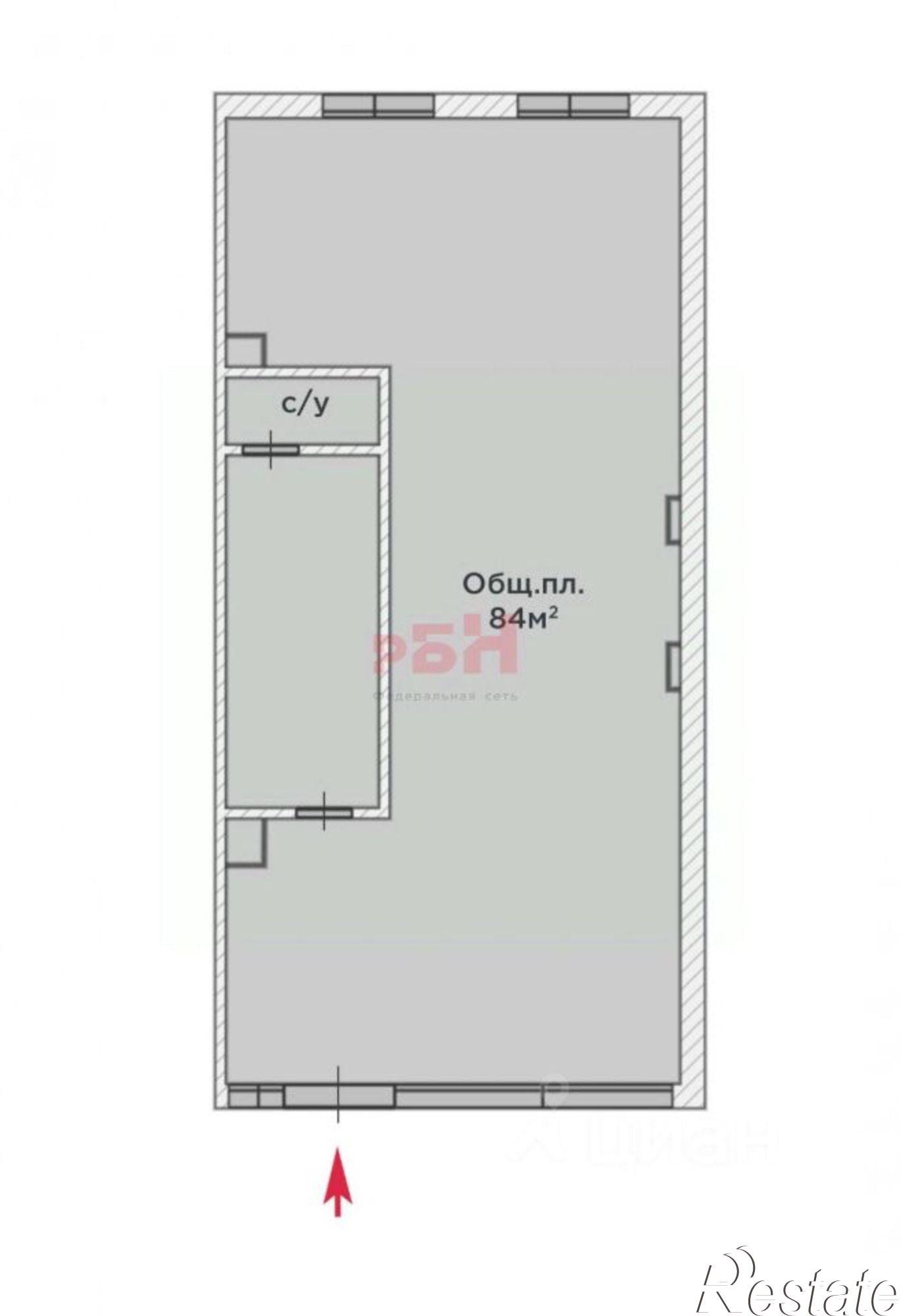 Сдать торговое помещение за 98 284 рублей на улица Парада Победы, 9