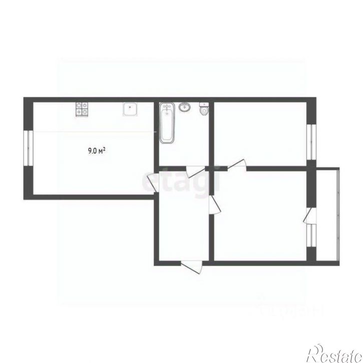 2-комн квартира Амурская улица, 39,  д. 39