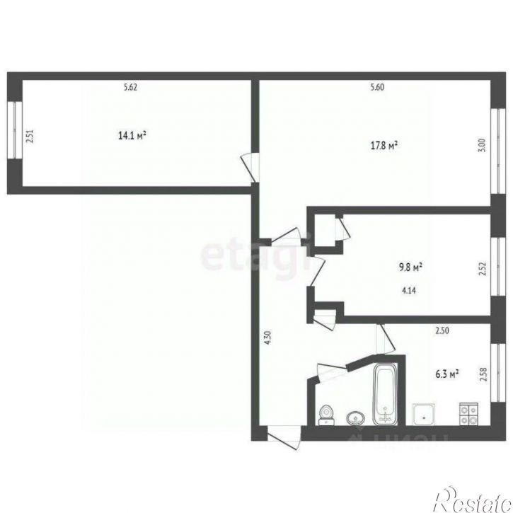 3-комн квартира Станционная улица, 38,  д. 38