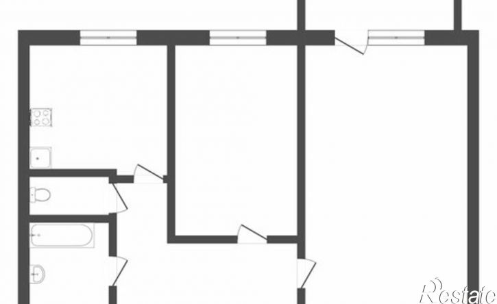 2-комн квартира улица Домостроителей, 8,  д. 8