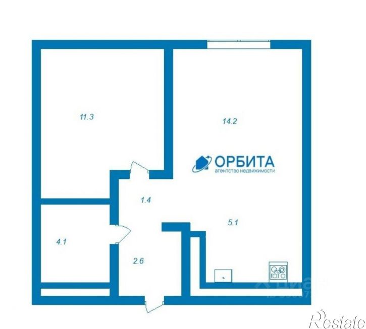 1-комн квартира улица Газовиков, 38 к2,  д. 38 к2