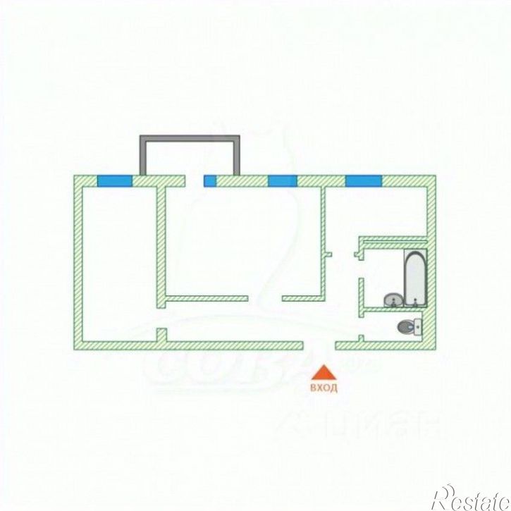 2-комн квартира ул Пермякова, 83 2,  д. 83 2,  к. 2