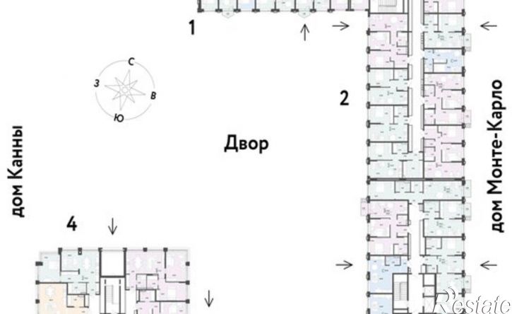 3-комн квартира в новом доме Береговая улица, 100 к2,  д. 100 к2