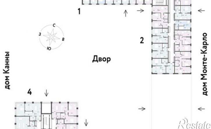 3-комн квартира в новом доме ул Береговая, 187,  д. 187