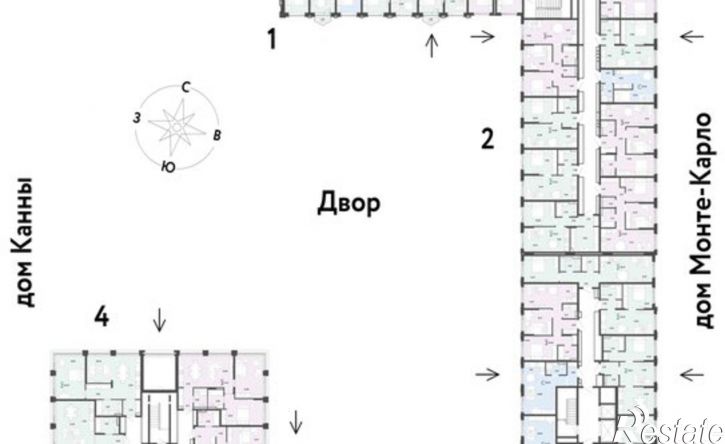3-комн квартира в новом доме ул Береговая, 187,  д. 187