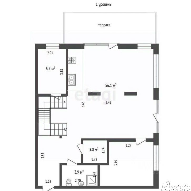 3-комн квартира улица Газовиков, 36,  д. 36