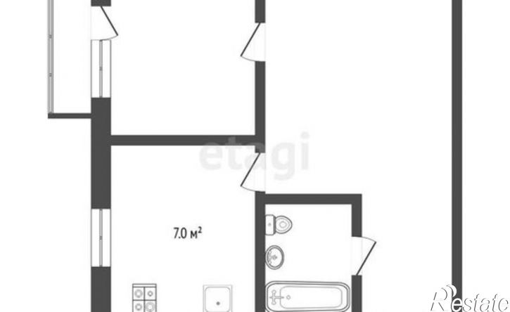 1-комн квартира улица Мира, 29,  д. 29