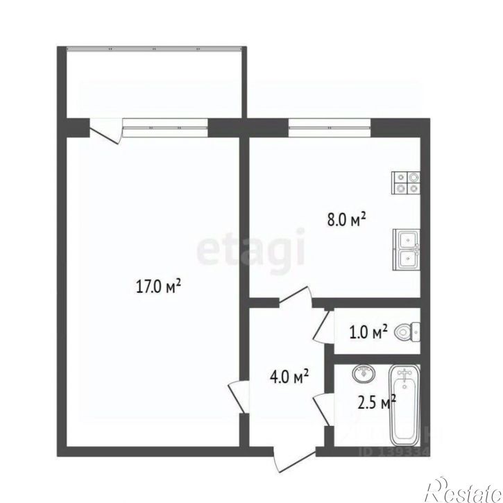 1-комн квартира улица Мельникайте, 135,  д. 135