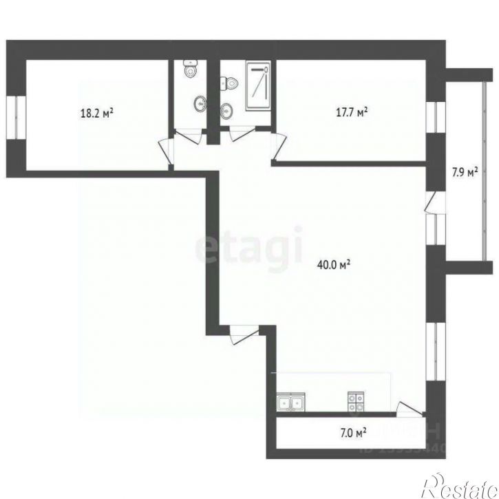 2-комн квартира ул Тимофея Кармацкого, 9,  д. 9