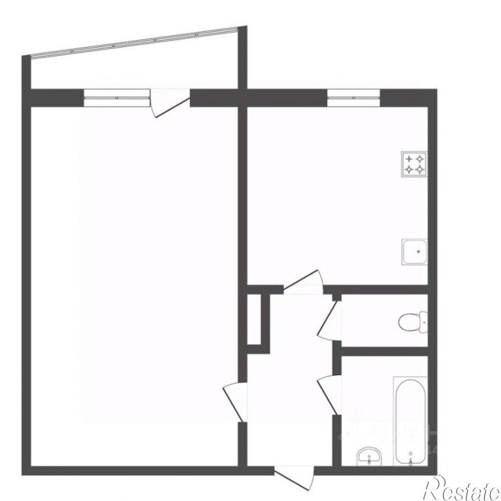1-комн квартира Широтная улица, 45,  д. 45