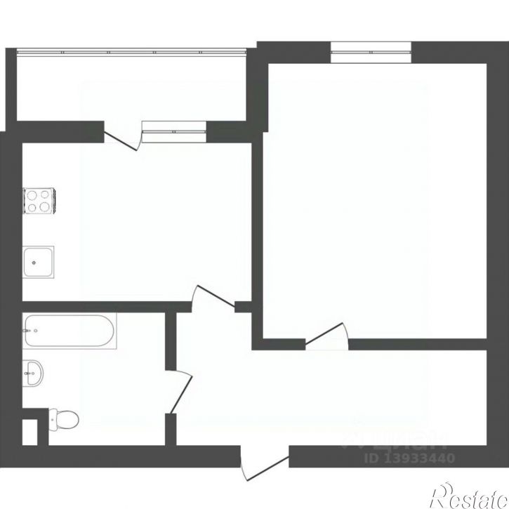 1-комн квартира ул Тимофея Чаркова, 69 2,  д. 69 2,  к. 2