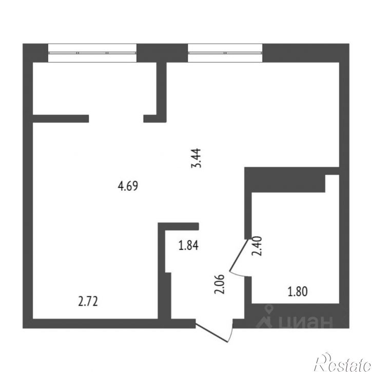 1-комн квартира ул Газовиков, 34,  д. 34