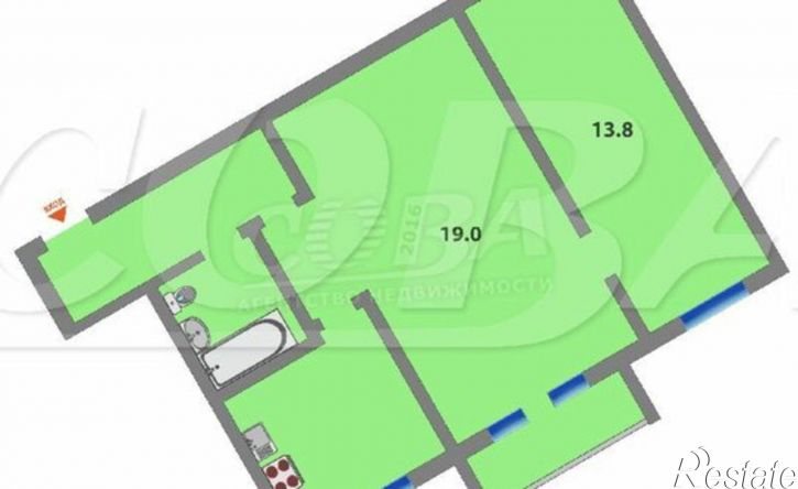 2-комн квартира ул Котовского, 15,  д. 15
