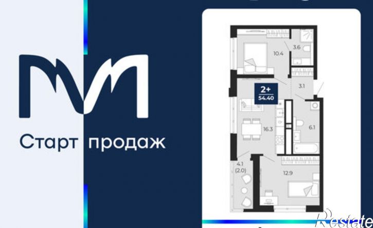 2-комн квартира пр-д капитана Куликова, 3,  д. 3