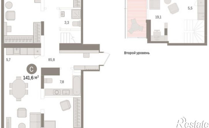 2-комн квартира ул Причальная, 3 2,  д. 3 2,  к. 2
