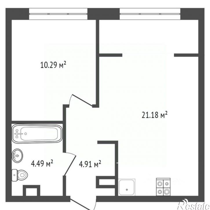 1-комн квартира ул Первооткрывателей, 14,  д. 14