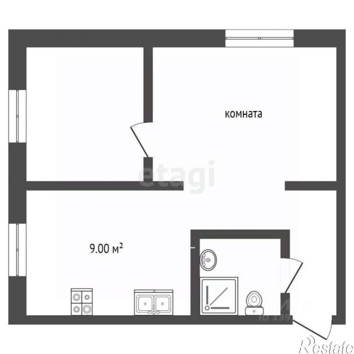 1-комн квартира ул Парфенова, 36,  д. 36