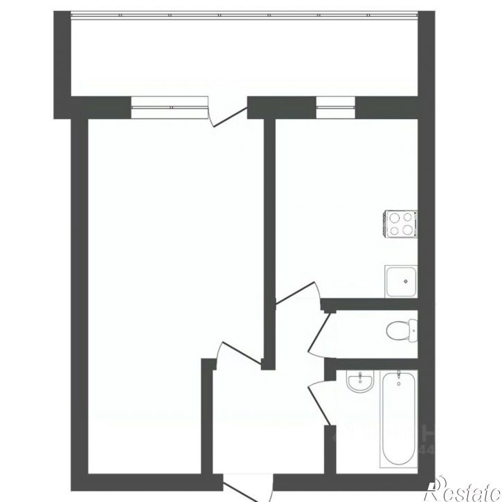 1-комн квартира ул Ставропольская, 2а,  д. 2а