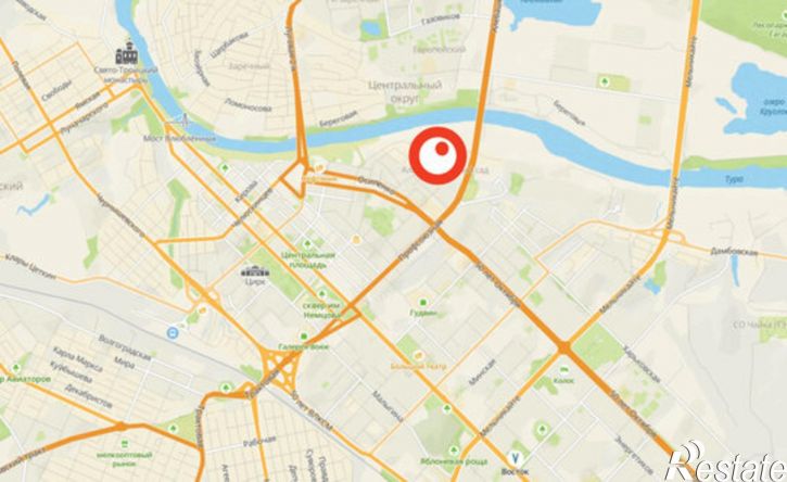 3-комн квартира в новом доме ЖК Речной Порт