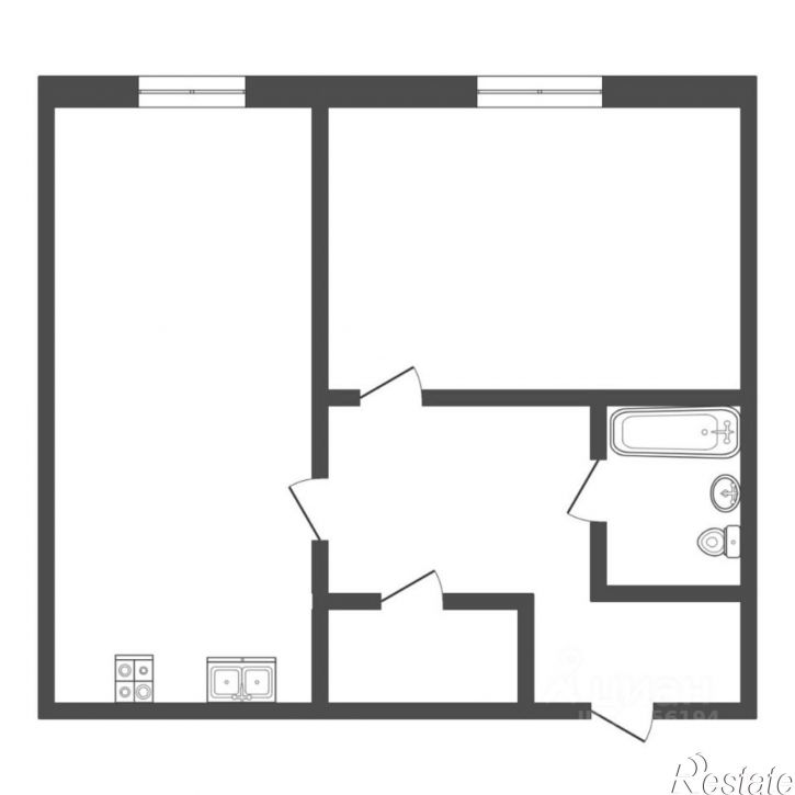 1-комн квартира улица Первооткрывателей, 2,  д. 2
