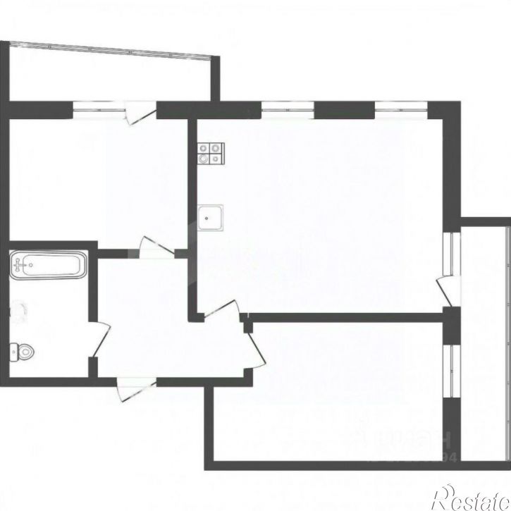 2-комн квартира улица Дружбы, 73 к4,  д. 73 к4