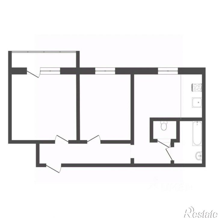 2-комн квартира Широтная улица, 134,  д. 134