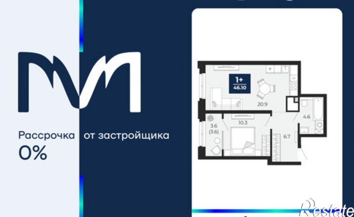 1-комн квартира пр-д капитана Куликова, 7,  д. 7