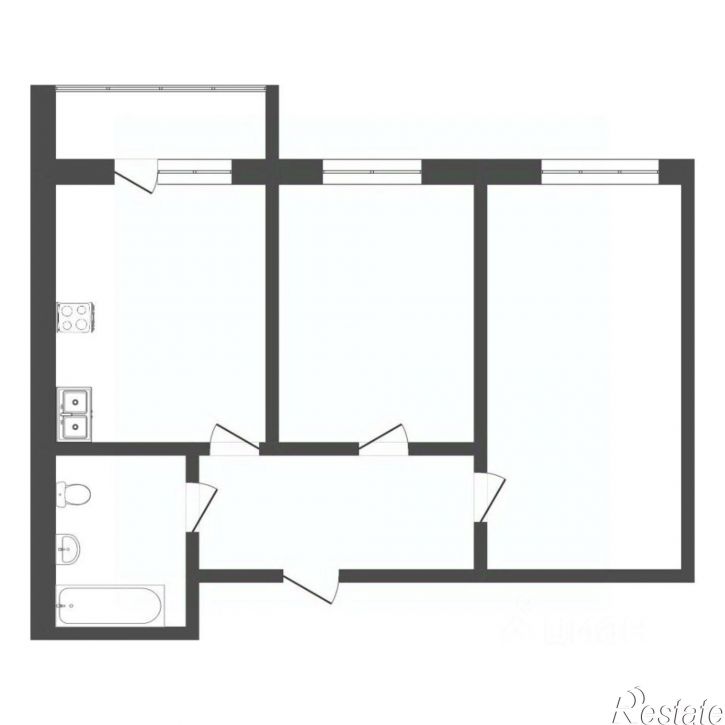 2-комн квартира ул Червишевский тракт, 47 2,  д. 47 2,  к. 2
