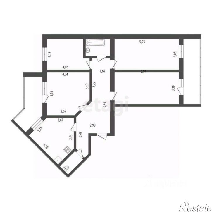 4-комн квартира ул Широтная, 209,  д. 209