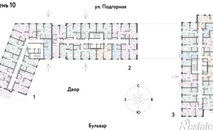 1-комн квартира Подгорная улица, 73