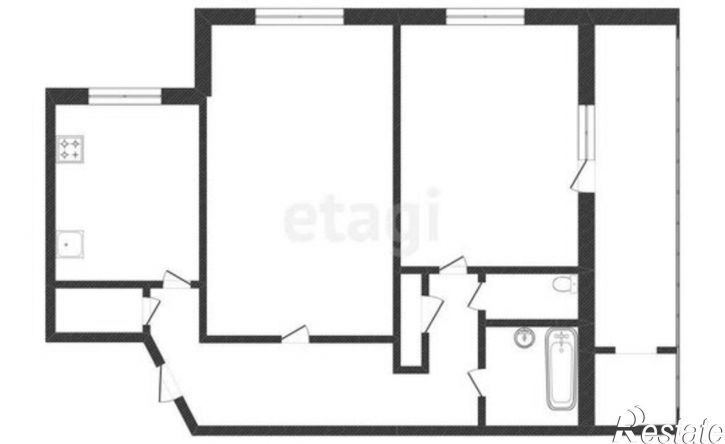 2-комн квартира Профсоюзная улица, 32,  д. 32