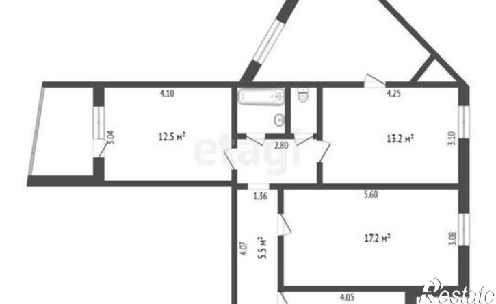 3-комн квартира проезд Стахановцев, 1,  д. 1