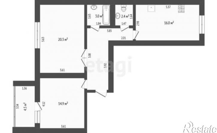 2-комн квартира Широтная улица, 217,  д. 217