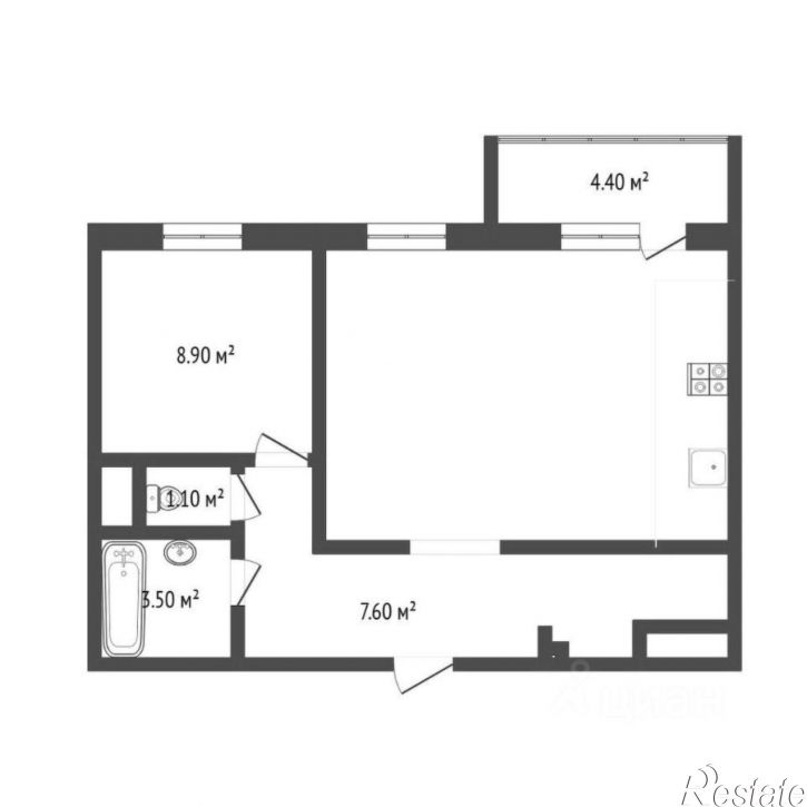 2-комн квартира улица Парада Победы, 9,  д. 9