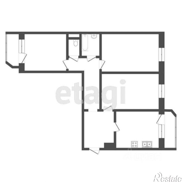 3-комн квартира ул Энергостроителей, 23 1,  д. 23 1,  к. 1