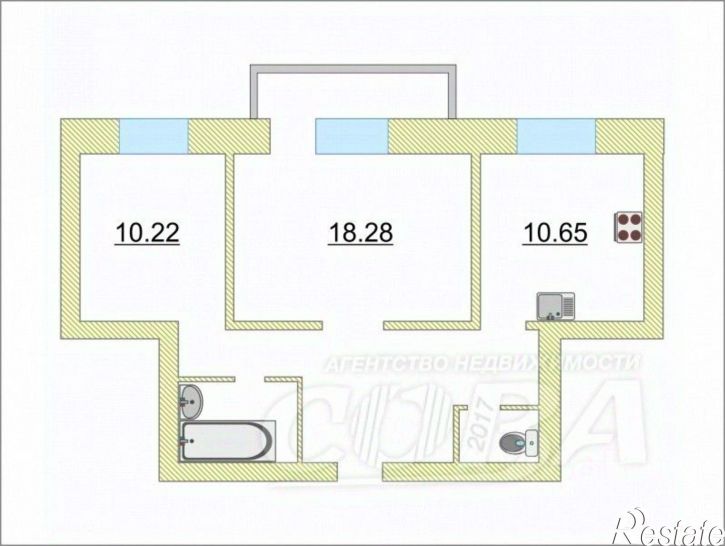 2-комн квартира улица Энергостроителей, 25 к3,  д. 25 к3